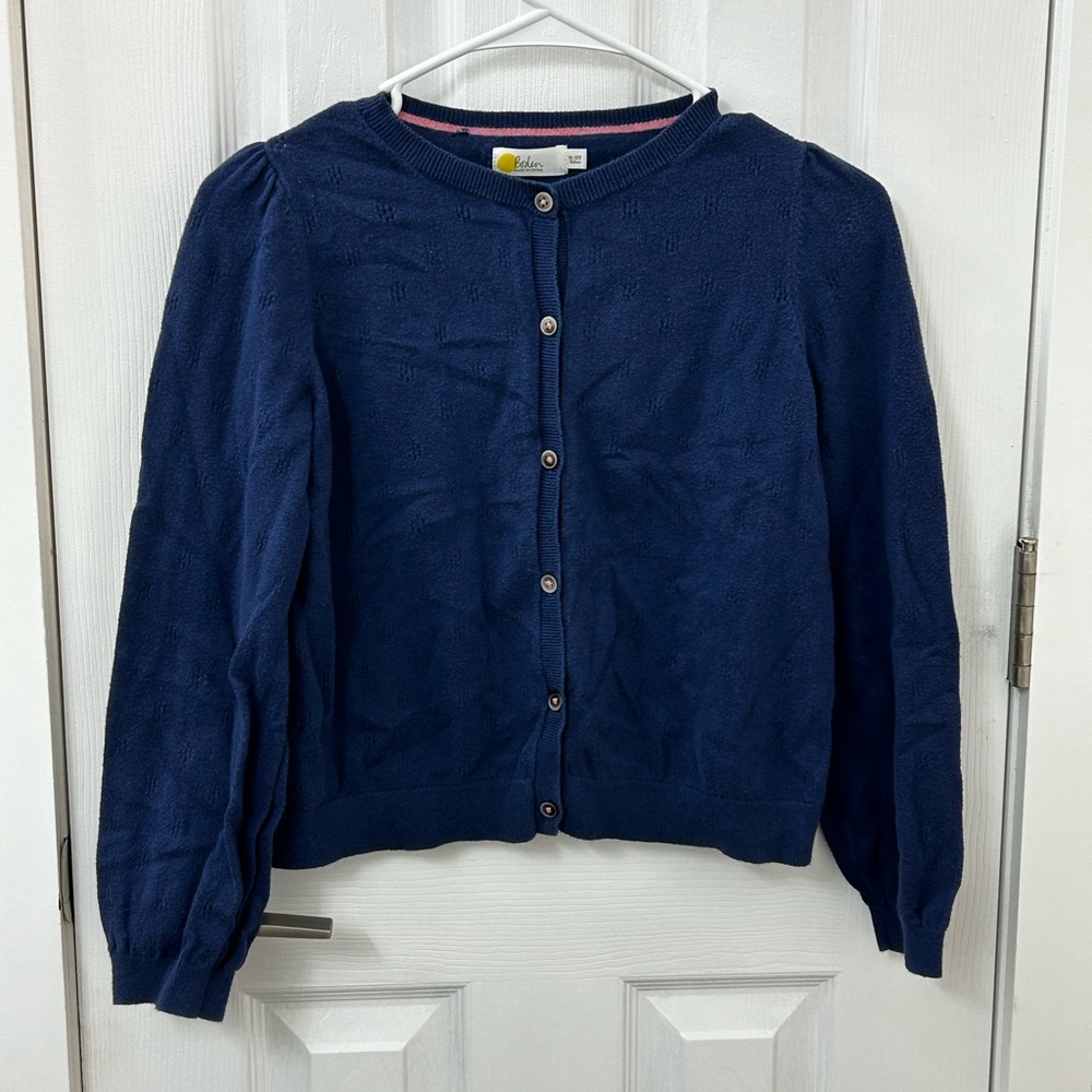 Mini Boden Navy Knit Sweater